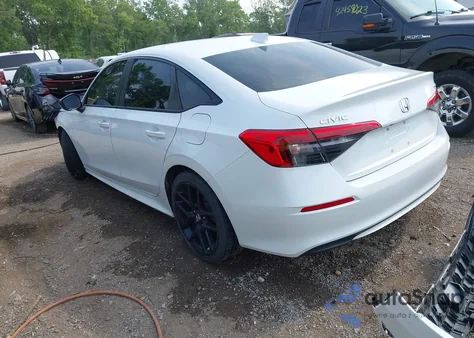 2022 Honda Civic Sport из США, поврежденный, VIN 2HGFE2F55NH550812
